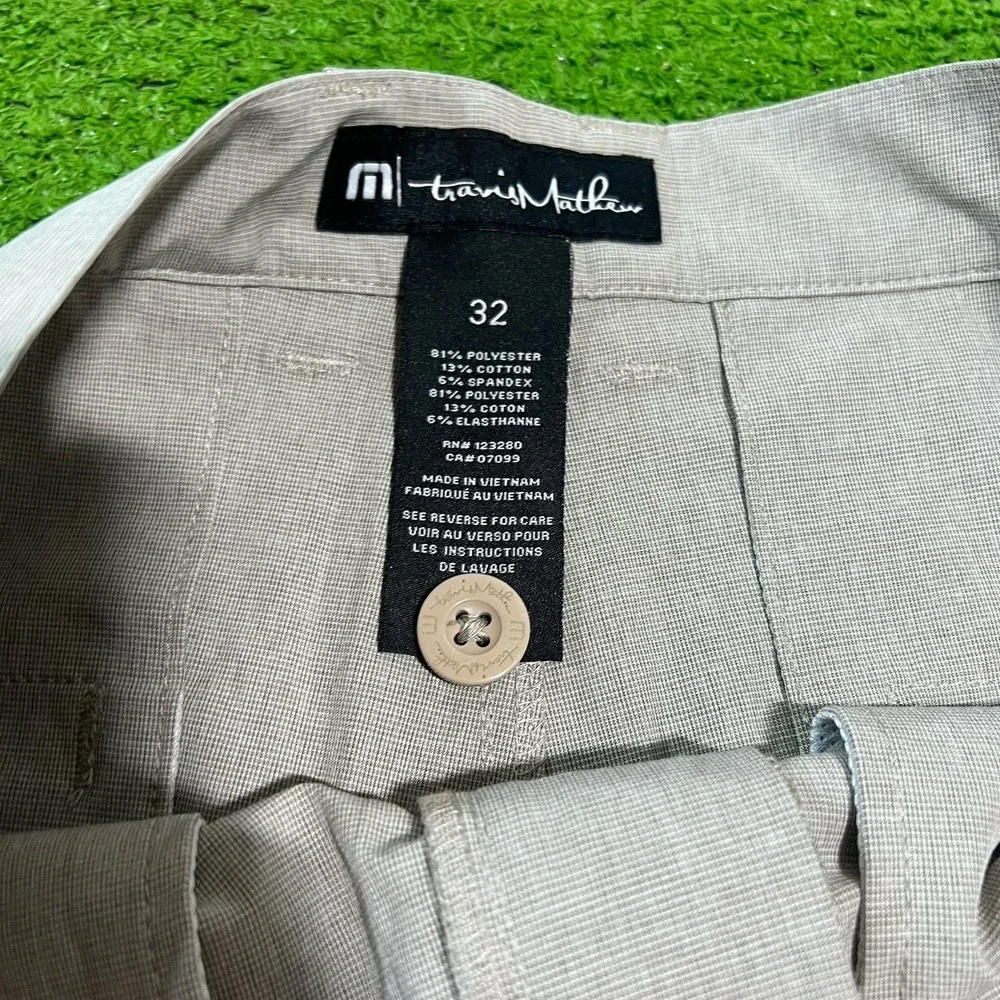 Travis Mathew Bermuda Grey Golf Short Size 38 10
